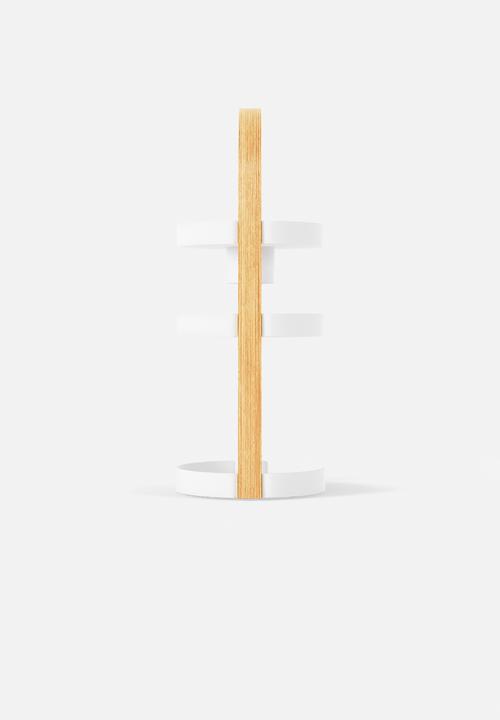 Umbra - Umbra bellwood cosmetic organizer - white & natural