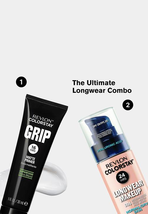 Revlon - ColorStay Longwear Normal/Dry Makeup & Primer Special Offer - Medium Beige