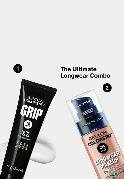 Revlon - ColorStay Longwear Normal/Dry Makeup & Primer Special Offer - Natural Tan