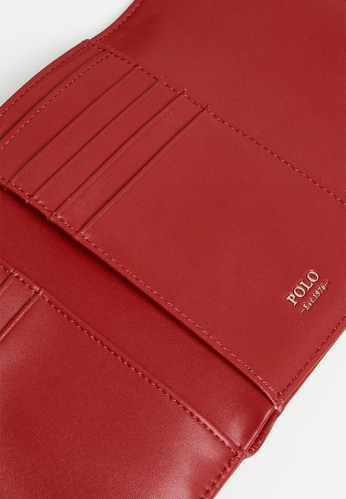 POLO - Peninsula trifold purse - red