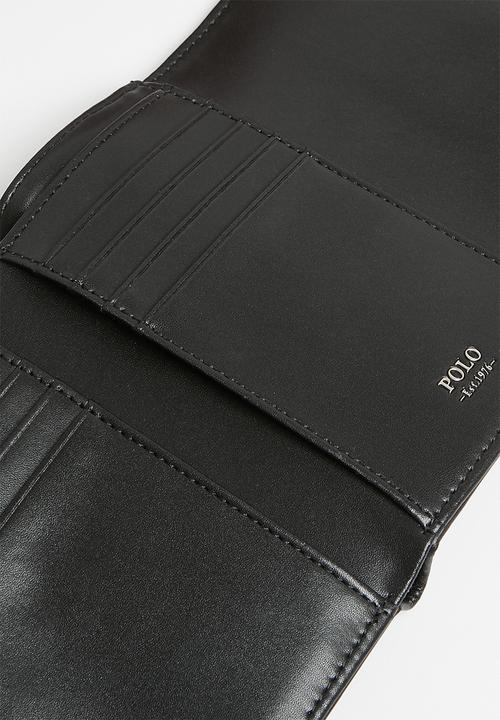 POLO - Peninsula trifold purse - black