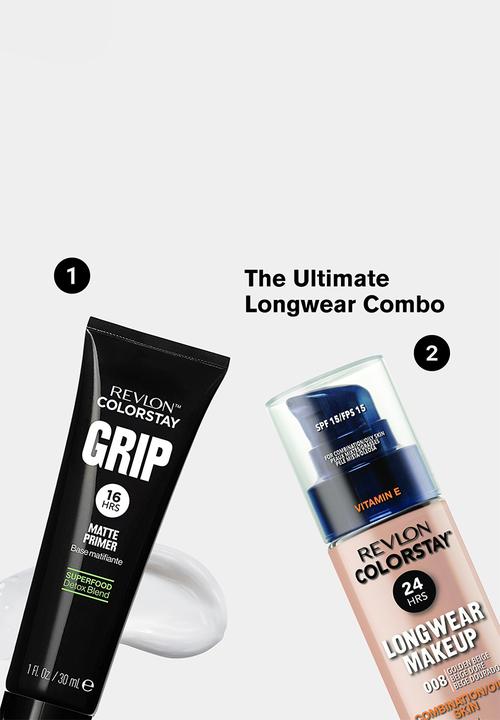 Revlon - ColorStay Longwear Combination/Oily Makeup & Primer Special Offer - Golden Beige
