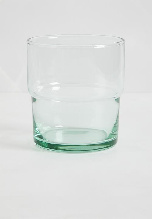 Sixth Floor - Chill water recycled glass set of 4 - clear