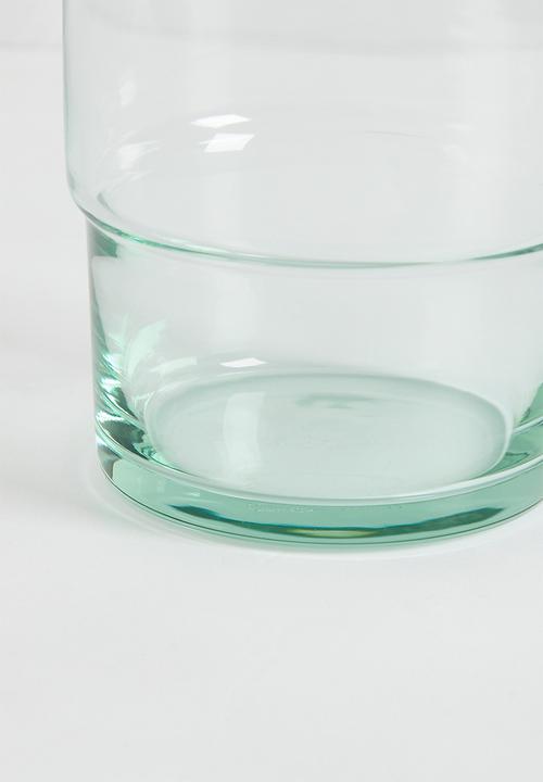 Sixth Floor - Chill water recycled glass set of 4 - clear