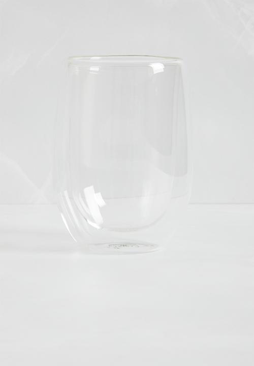 Sixth Floor - Barista double wall cup set of 2 - clear