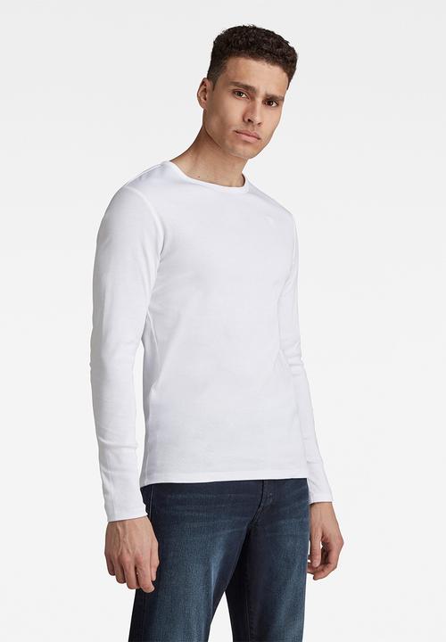 G-STAR - Base long sleeve 1-pack - white