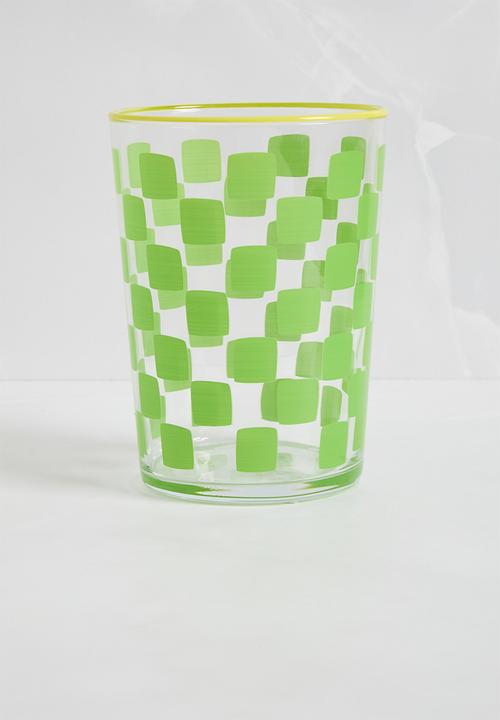 Excellent Houseware - Colour pop glass set of 4 - multi