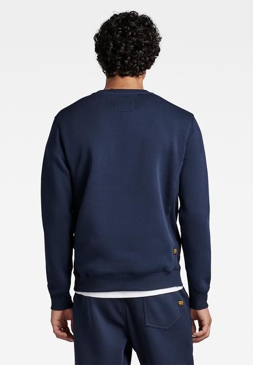 G-STAR - Premium core round neck sweater - navy