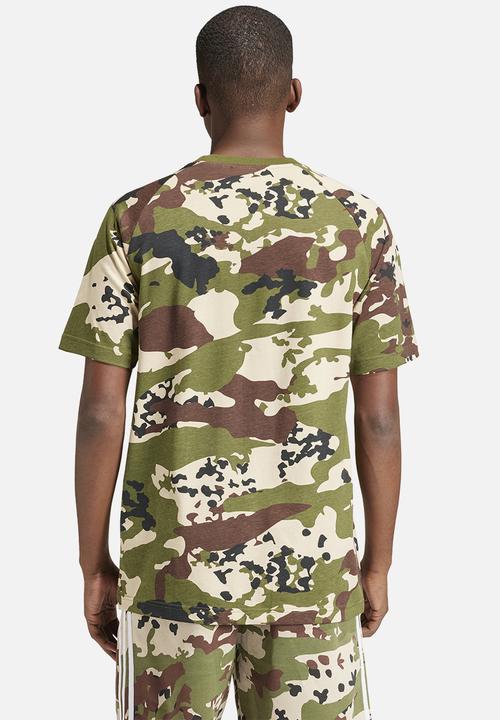 adidas Originals - Camo trefoil tee - jade-green