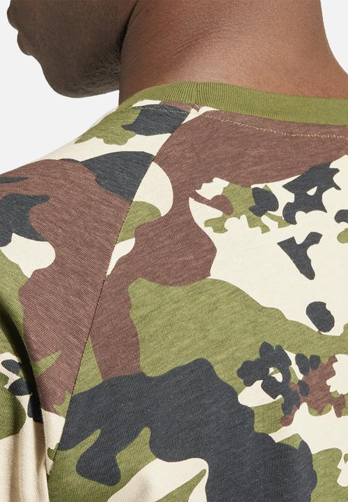 adidas Originals - Camo trefoil tee - jade-green