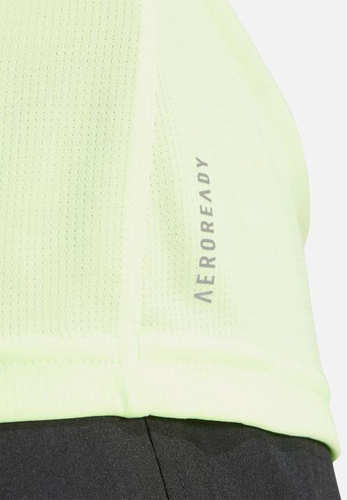 adidas Performance - Run it tee - green spark