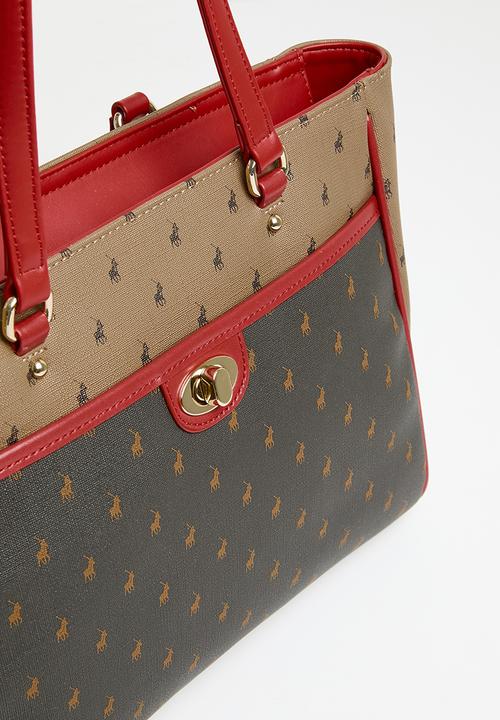 POLO - Peninsula tote bag - red