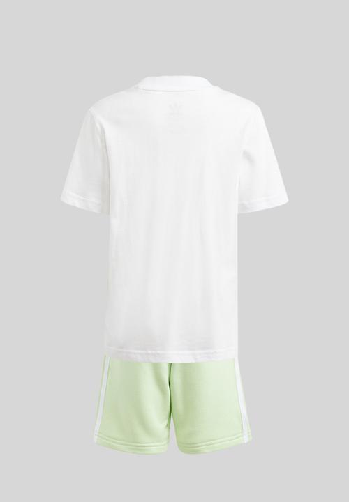 adidas Originals - Short tee set - semi green spark
