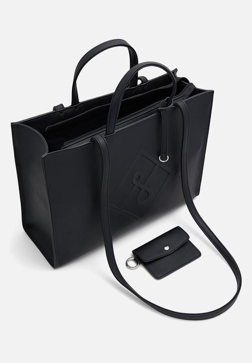Call It Spring - Cordata top handle bag - black