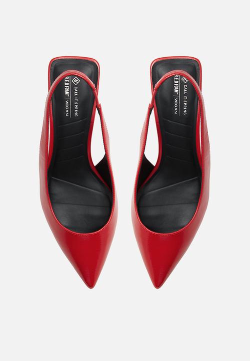 Call It Spring - Rozalia slingback heel - red