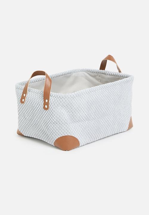 Storage Solutions - Cloth storage bin large - light grey
