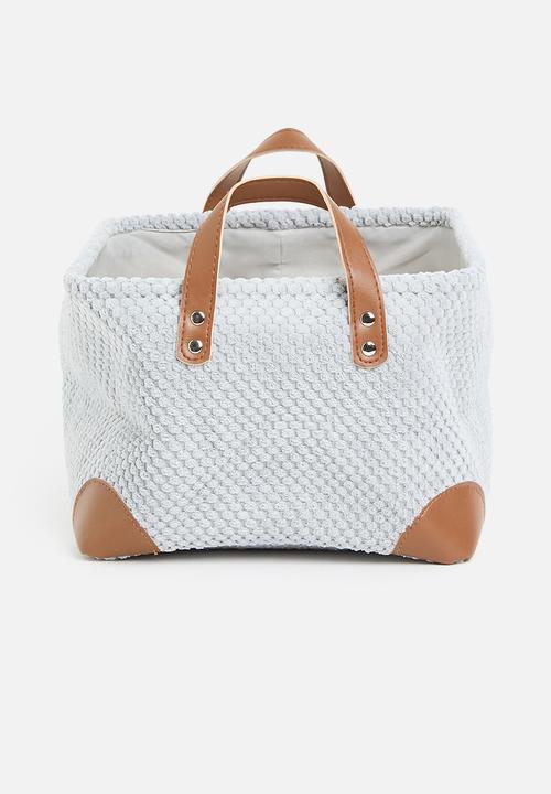 Storage Solutions - Cloth storage bin large - light grey