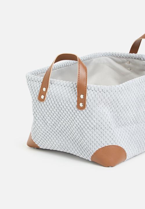 Storage Solutions - Cloth storage bin large - light grey