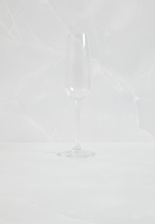 Sixth Floor - Crystal Champagne Glass set of 4 210ml - Clear
