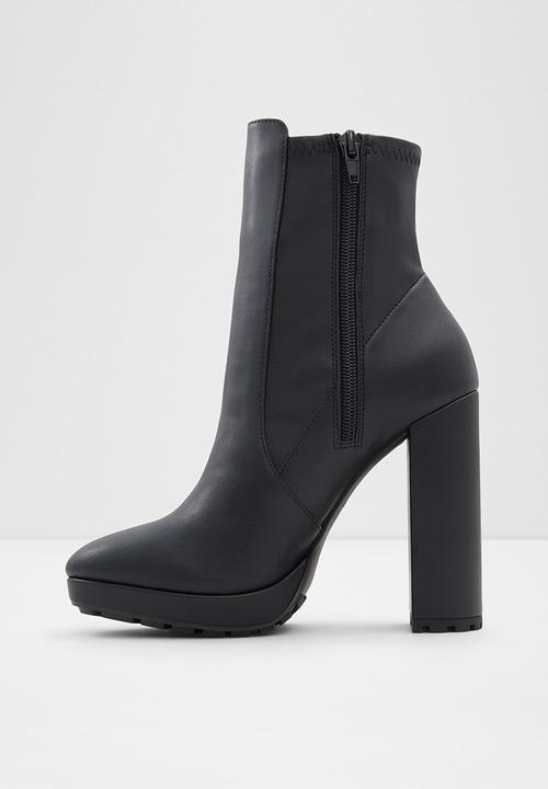 ALDO - Ocomatha platform ankle boot - black