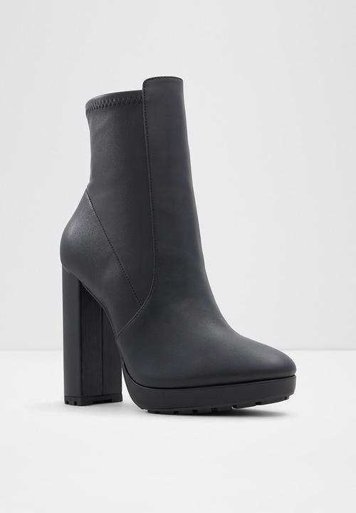 ALDO - Ocomatha platform ankle boot - black