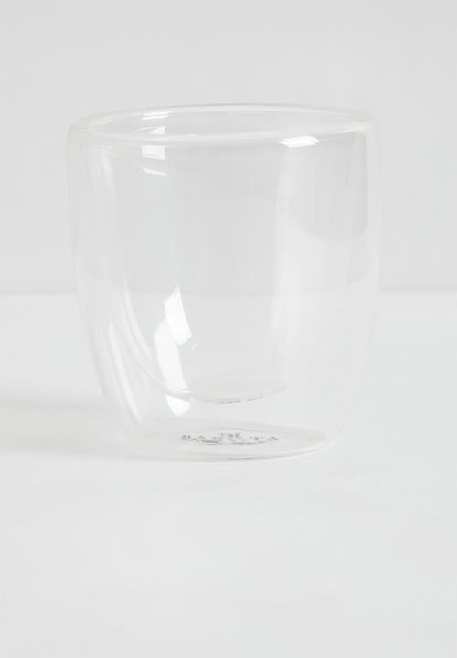 Sixth Floor - Barista double wall espresso cup set of 2 - Clear