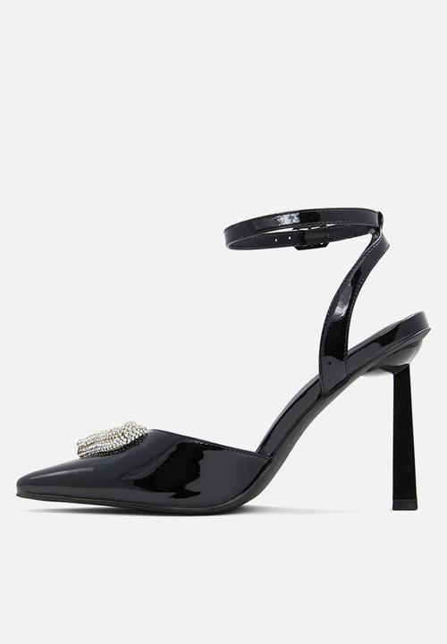 Call It Spring - Angellina ankle strap heel - black