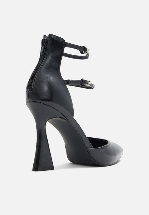 Call It Spring - Biancah ankle strap heel - black