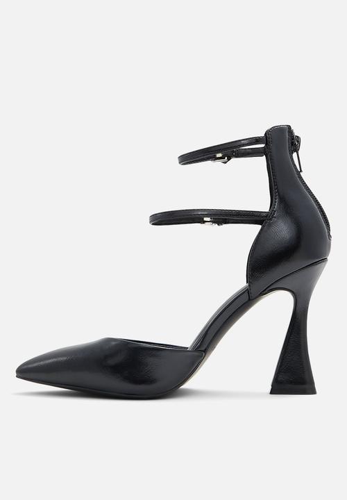 Call It Spring - Biancah ankle strap heel - black