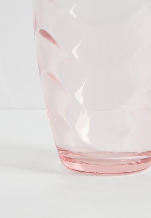Sixth Floor - Wave hiball glass set of 4 - Pink