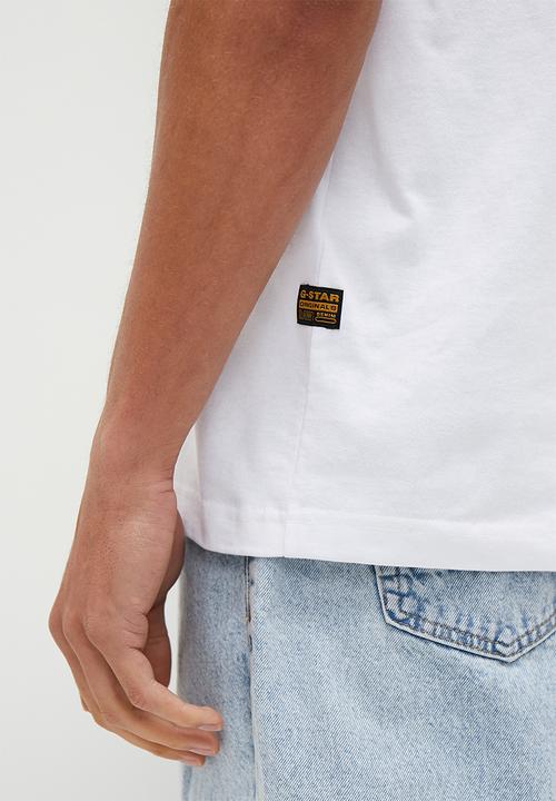 G-STAR - Line script loose r t - white