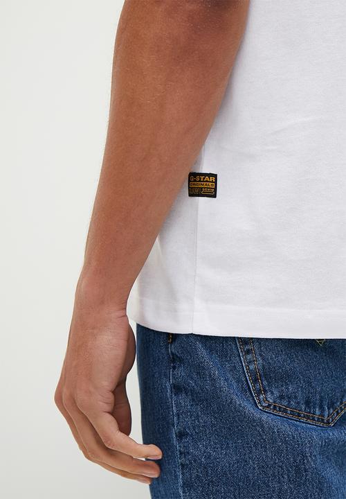 G-STAR - Graphic script loose r t - white
