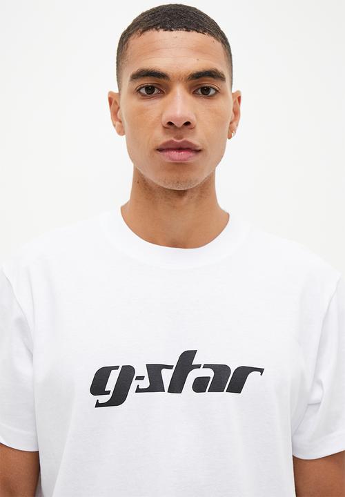 G-STAR - Cursive script loose r t - white