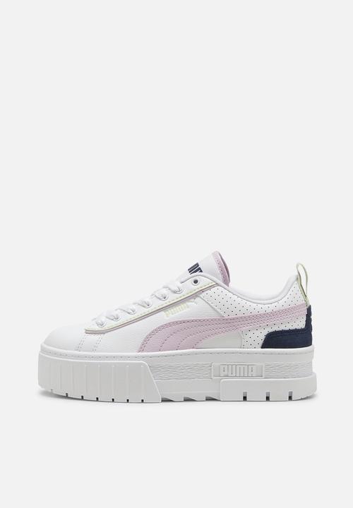 PUMA - Mayze match point jr - puma white-grape mist-club navy
