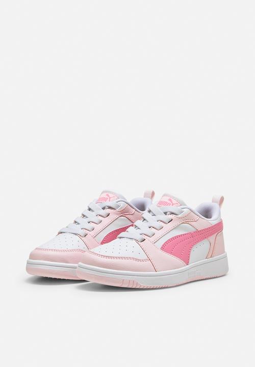 PUMA - Puma rebound v6 lo ac ps - puma white-fast pink-whisp of pink