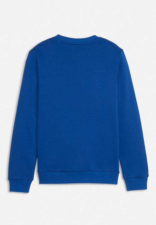 PUMA - Ess+ 2 col big logo crew  fl b - cobalt glaze