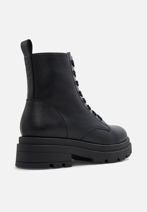 Call It Spring - Hudsyn lace up boot - black