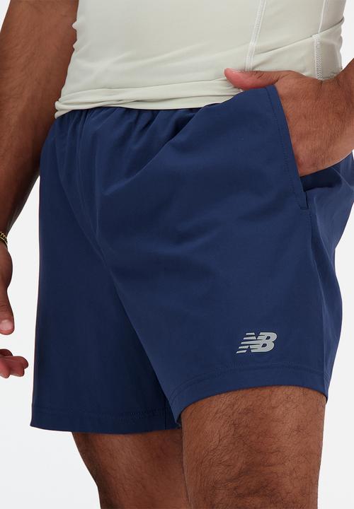 New Balance  - New Balance 5in Short - NB Navy