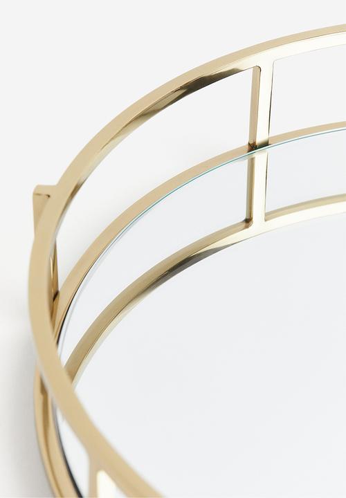H&M - Mirror tray - gold