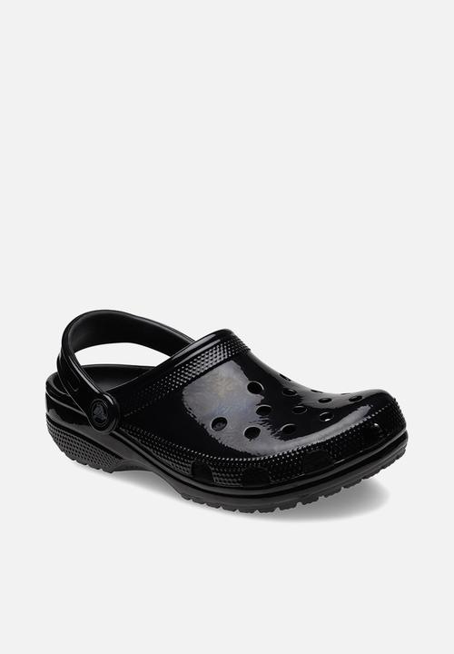 Crocs - Classic high shine clog k - black