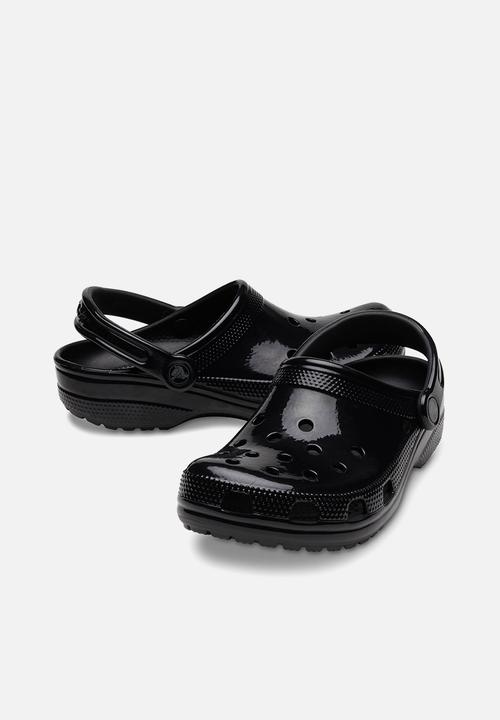 Crocs - Classic high shine clog k - black