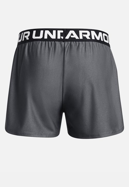 Under Armour - Play Up Solid Shorts - Pitch Gray/Metallic Silver