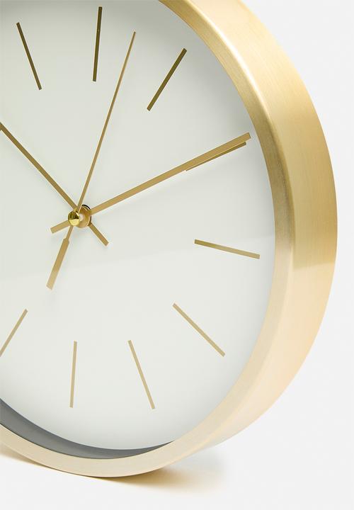 H&S - Glow wall clock - white
