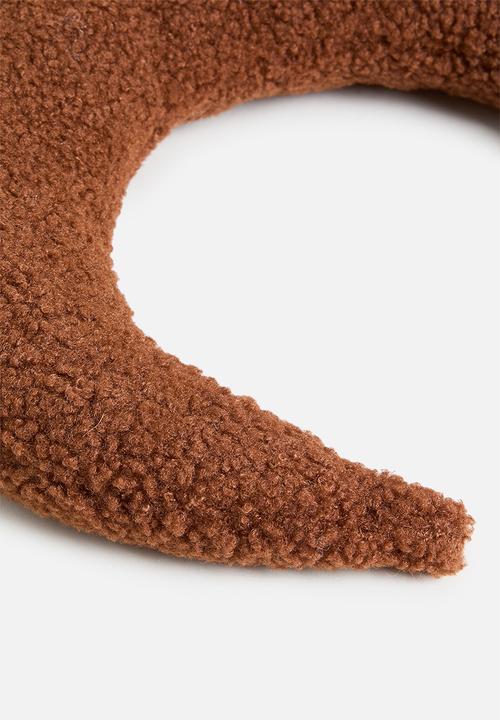 H&S - Moon cushion - brown