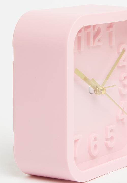 H&S - Pop alarm clock - pink