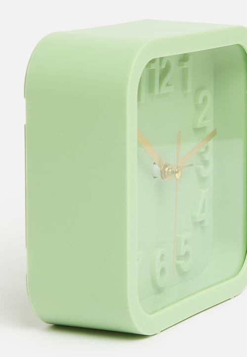 H&S - Pop alarm clock - green