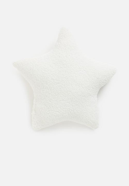 H&S - Star cushion - white