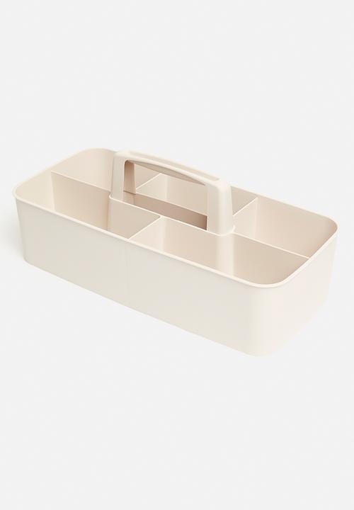 Storage Solutions - Stackable compartment box - white