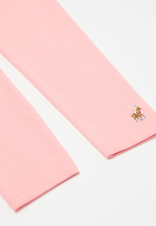 POLO - Girls bianca textured legging - pink