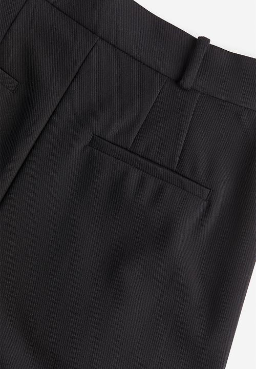 H&M - Tailored jersey trousers - black